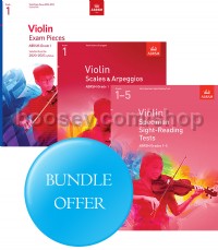 ABRSM Violin Exams 2020-2023 Grade 1 Bundle Offer (Score & Part) - Save 10%
